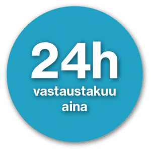 24h vastaustakuu